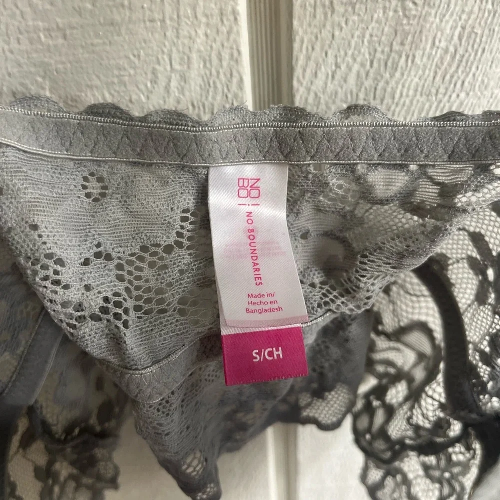 No Boundaries Gray Lace Bralette Intimates - Picture 4 of 4